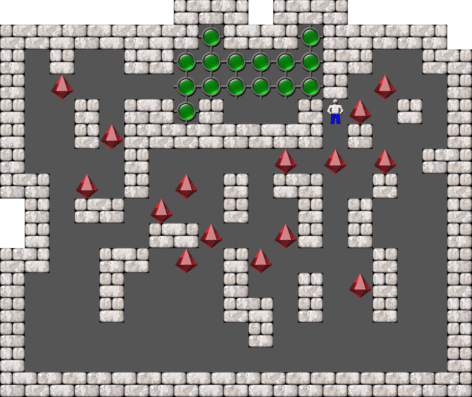 Sokoban Mass Remodel level 1904